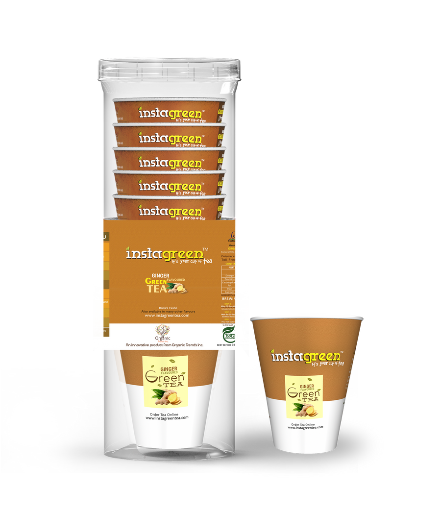 Green Tea - Ginger Flavor