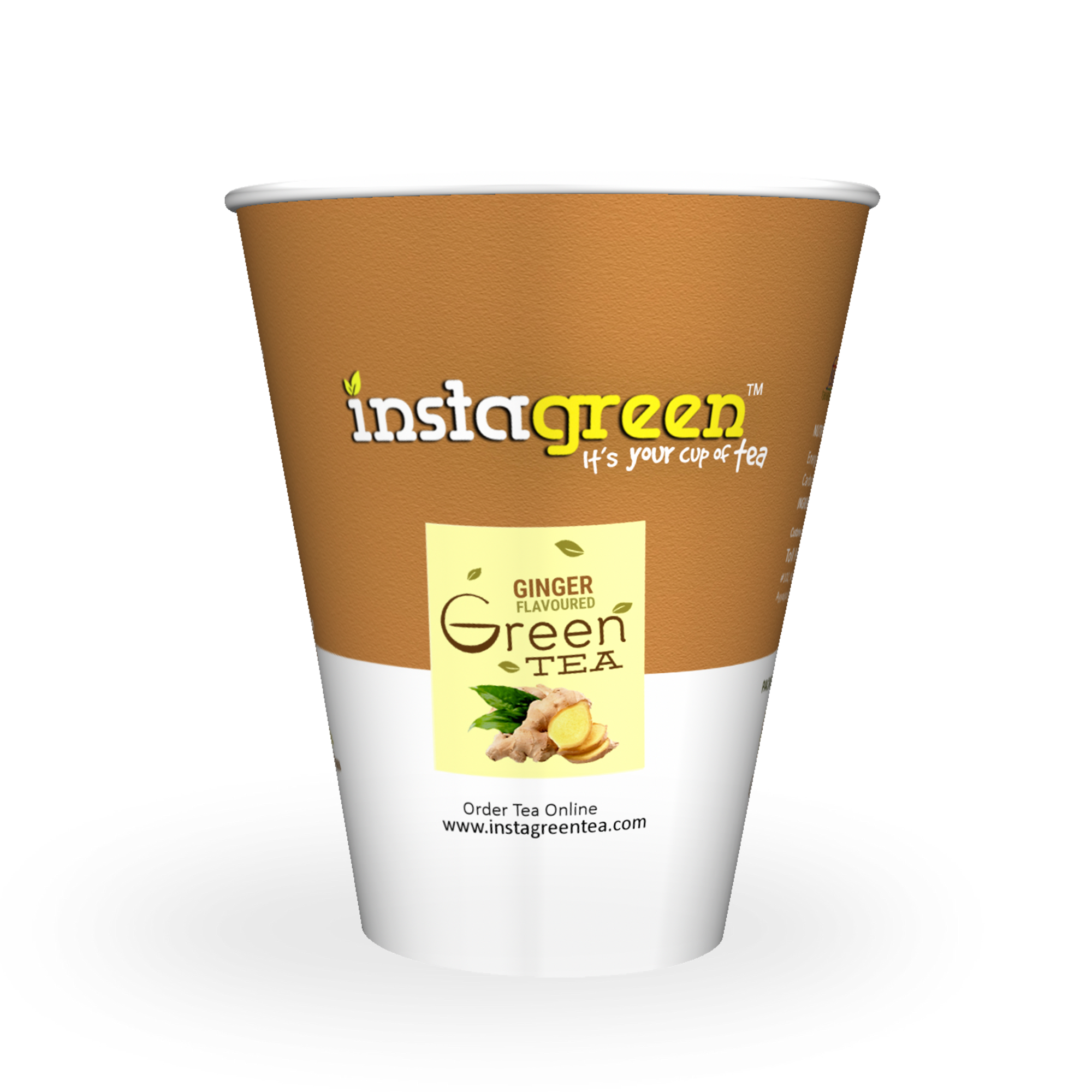 Green Tea - Ginger Flavor