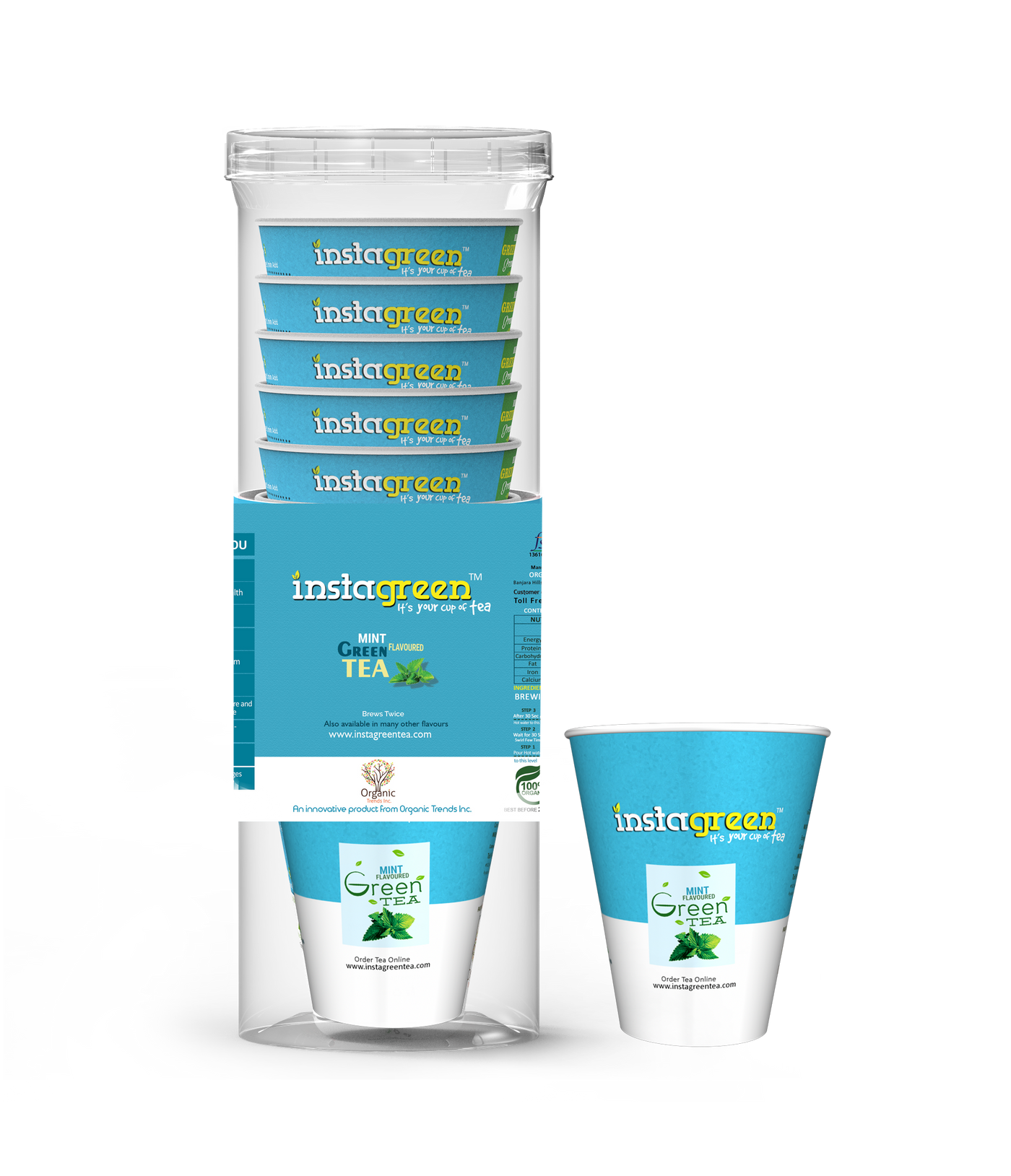 Green Tea - Mint Flavor