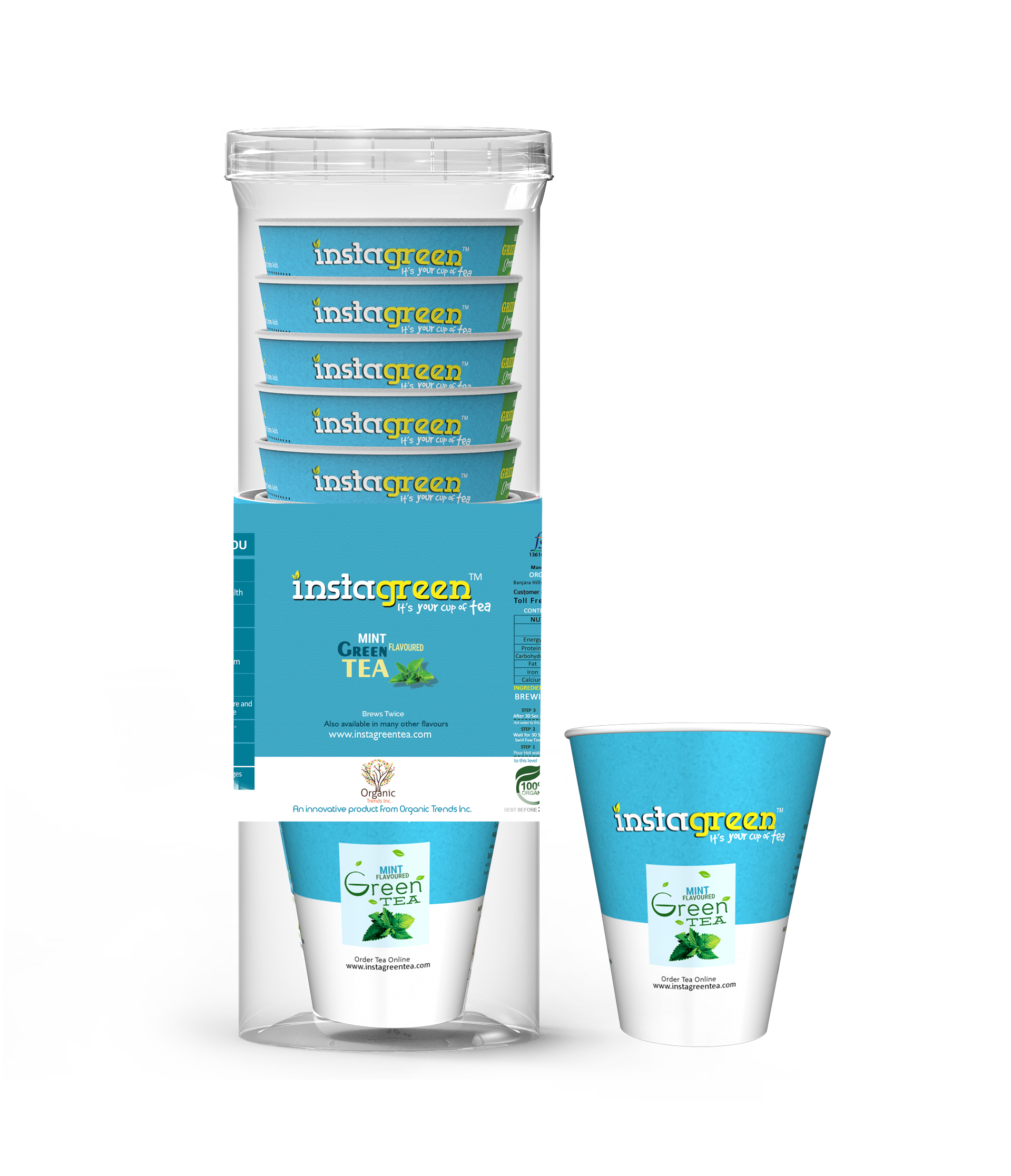 Green Tea - Mint Flavor