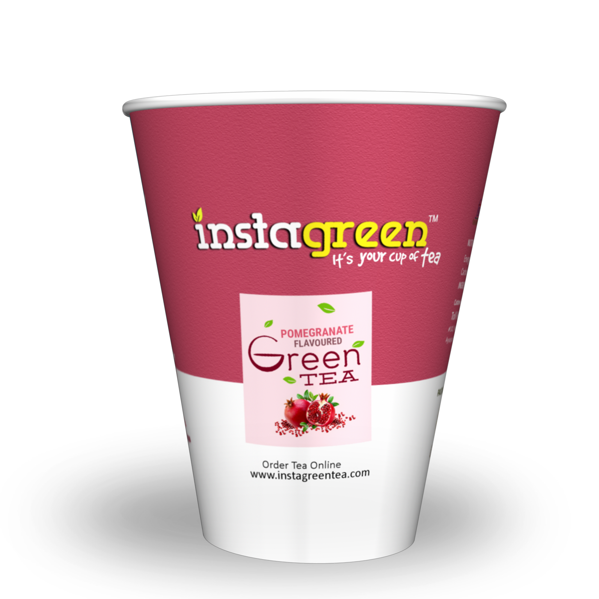 Green Tea - Pomegranate Flavor