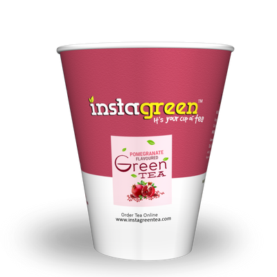 Green Tea - Pomegranate Flavor