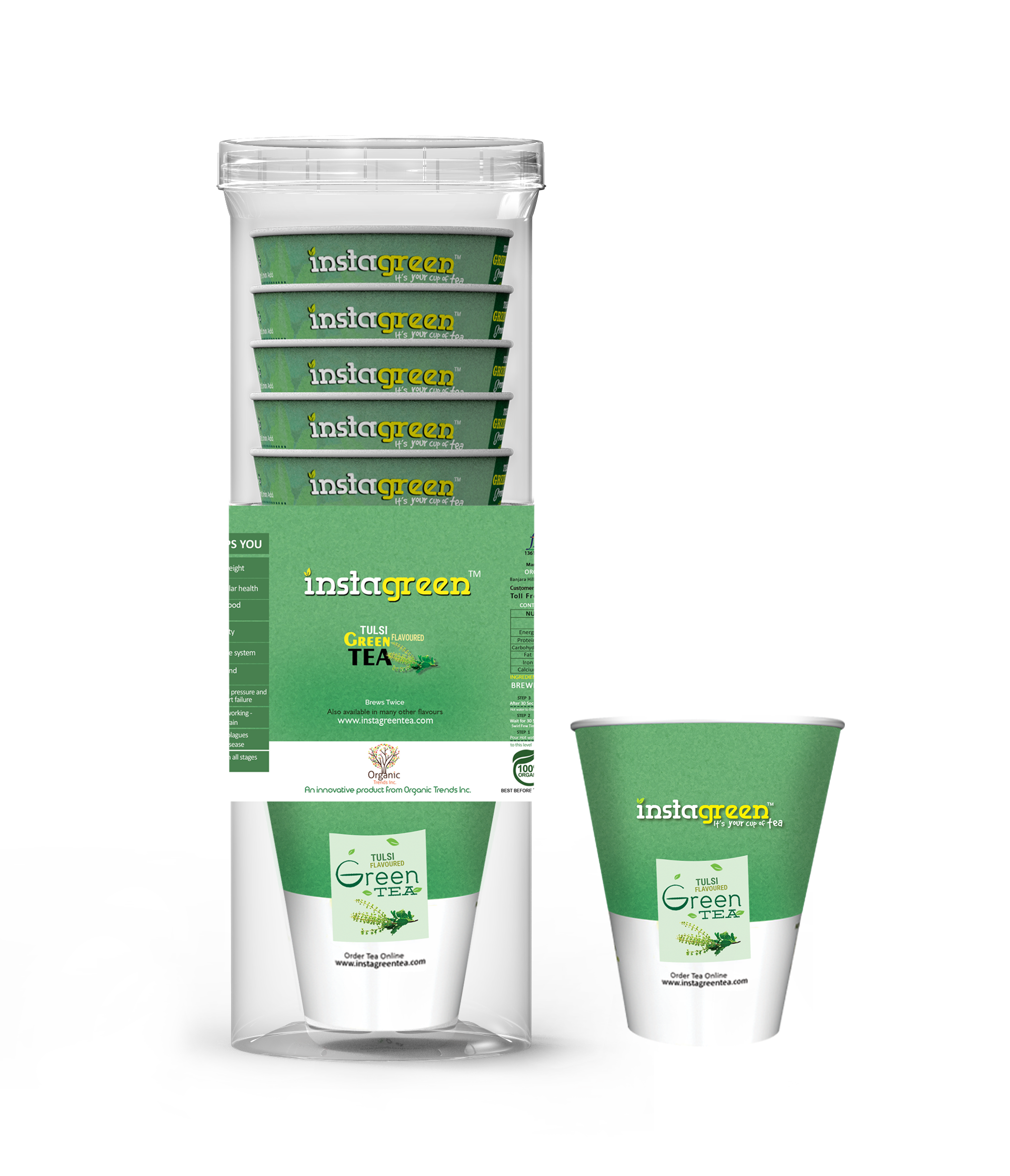 Green Tea - Tulsi Flavor