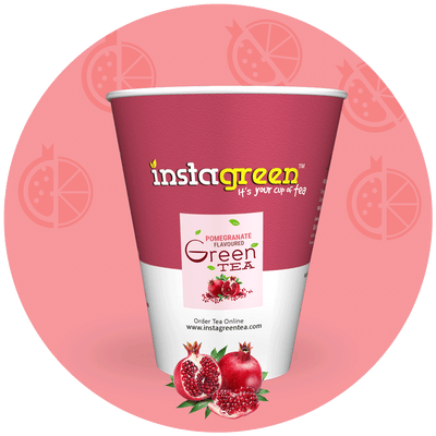 Green Tea - Pomegranate Flavor